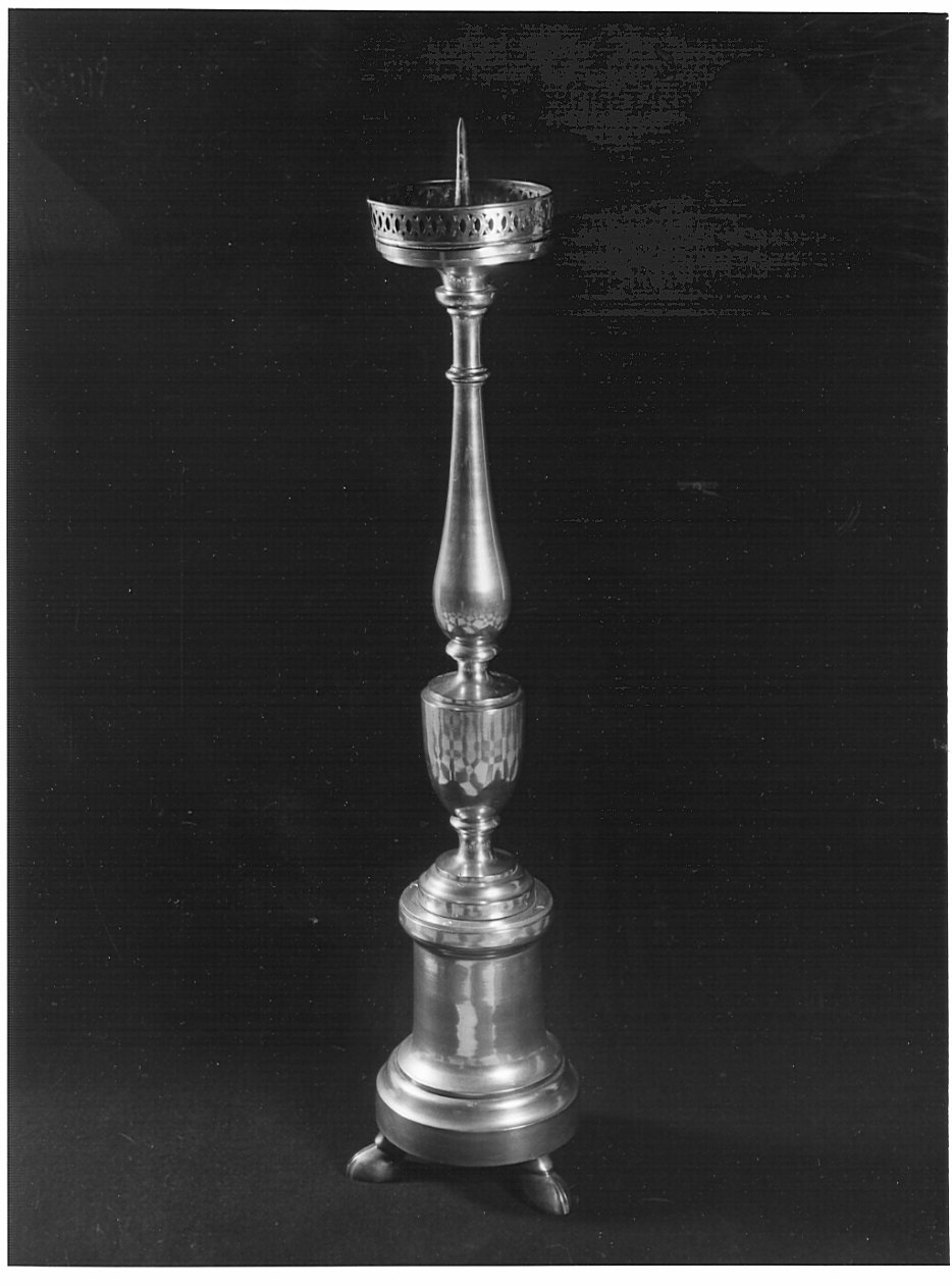 candeliere, serie - bottega bergamasca (sec. XIX)