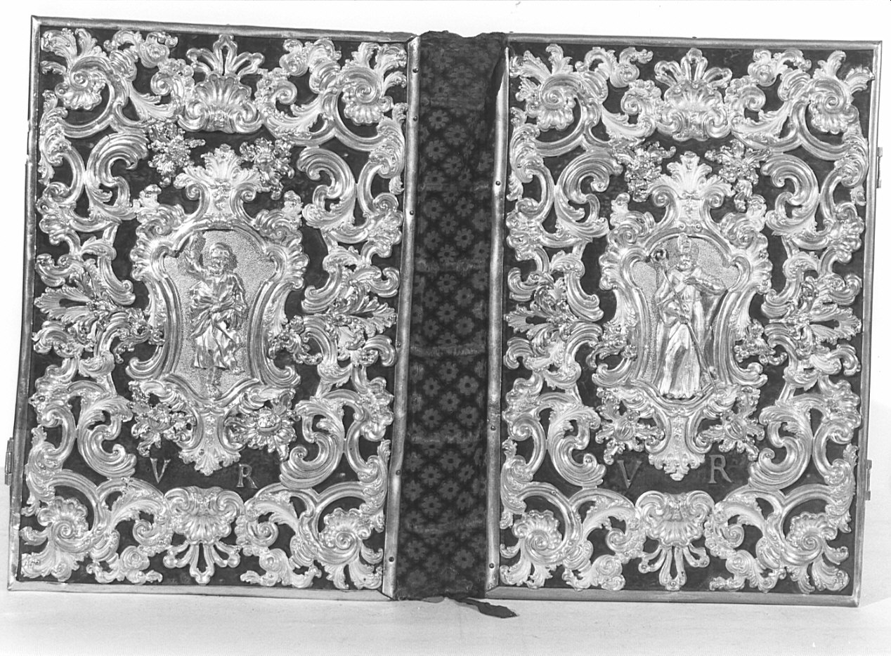 coperta di libro liturgico, opera isolata di Filiberti Giuseppe (seconda metà sec. XVIII)