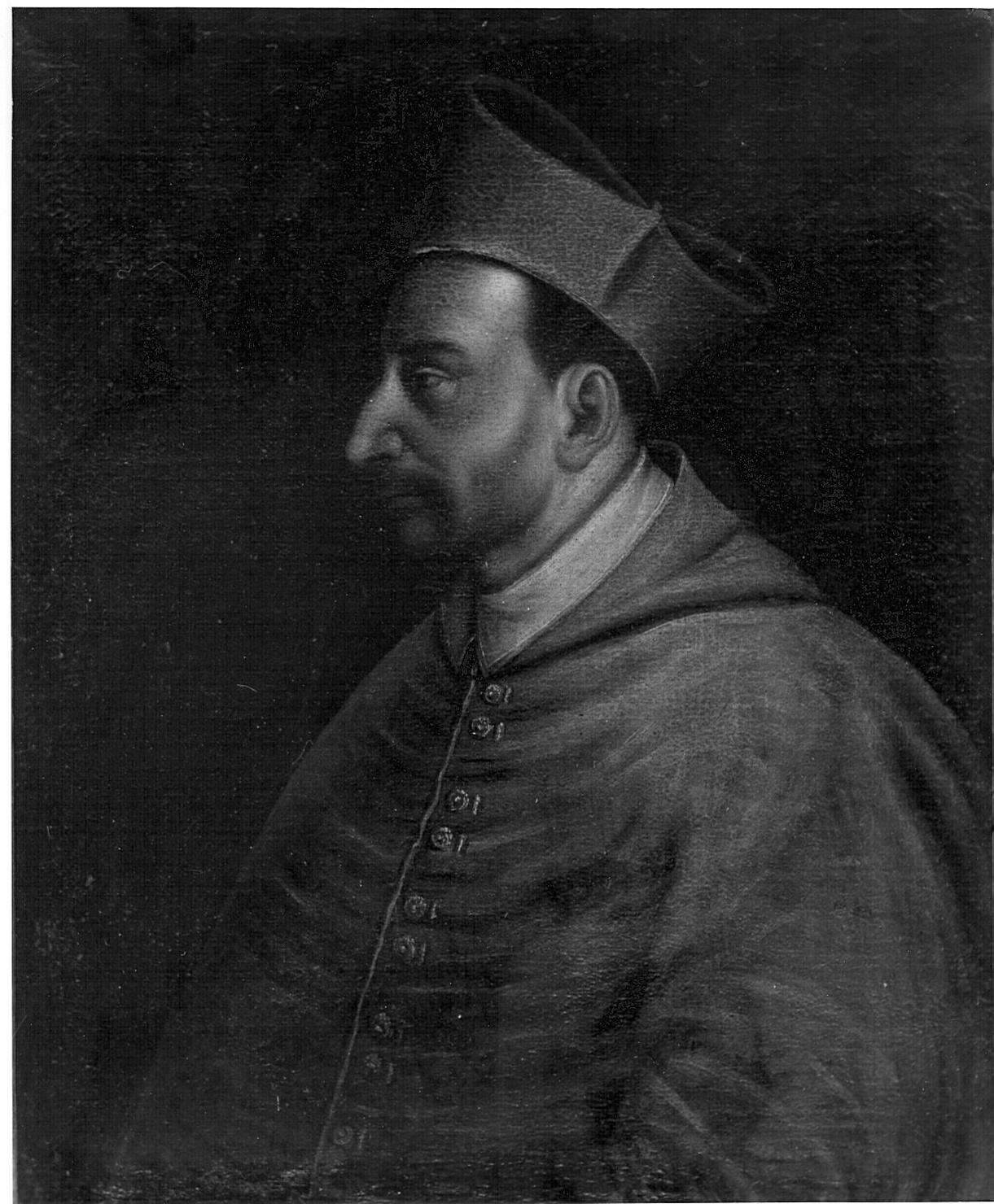 San Carlo Borromeo (dipinto, opera isolata) - ambito lombardo (secc. XVII/ XVIII)