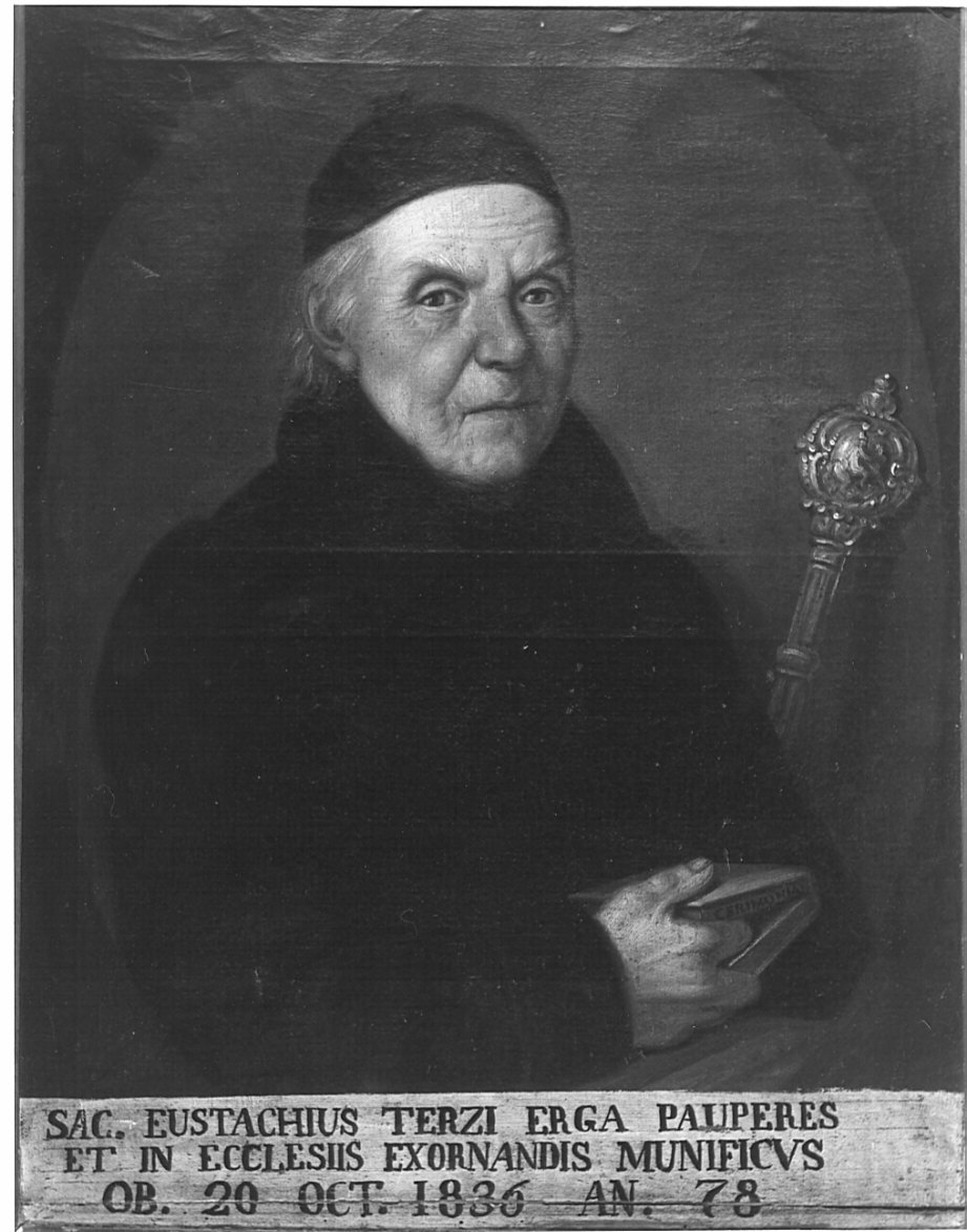 sacerdote Eustachio Terzi (dipinto, opera isolata) di Brighenti Antonio (prima metà sec. XIX)