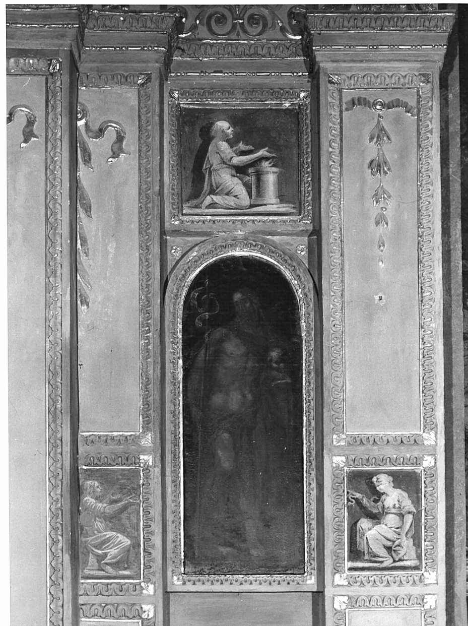 decorazione plastico-pittorica, opera isolata - bottega lombarda (inizio sec. XIX)