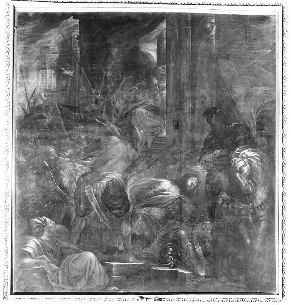 Un episodio del martirio di San Defendente (dipinto, elemento d'insieme) di Mango Pietro (sec. XVII)