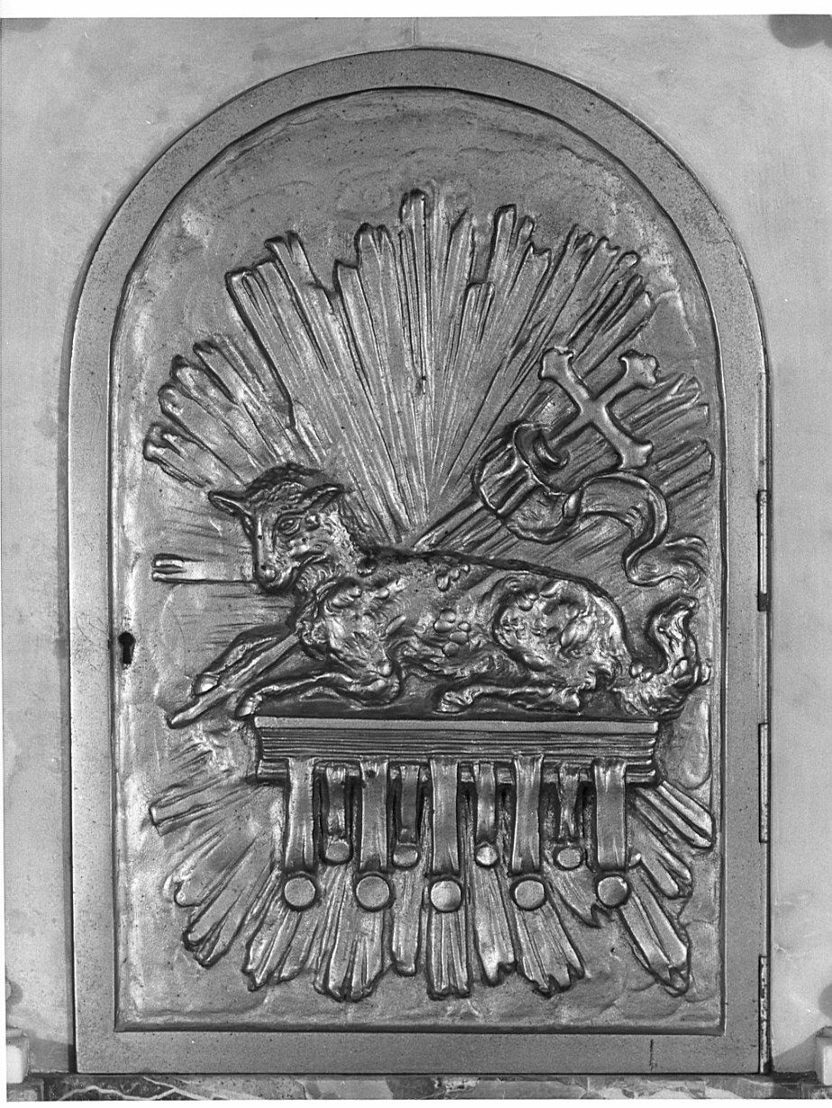 sportello di tabernacolo, elemento d'insieme - bottega bergamasca (sec. XX)