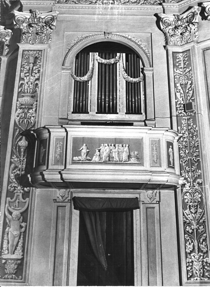 cantoria, opera isolata di Bonomini Paolo Vincenzo detto Borromini (attribuito) (fine sec. XVIII)