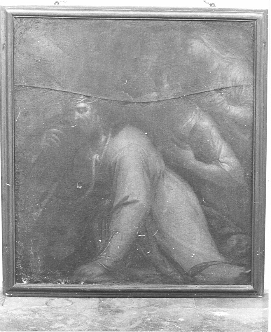 salita di Cristo al monte Calvario (dipinto, opera isolata) di Cifrondi Antonio (attribuito) (inizio sec. XVIII)