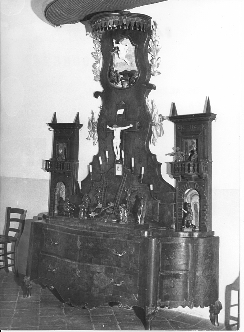 Calvario (gruppo scultoreo, insieme) di Fantoni Andrea (scuola) (sec. XVIII)
