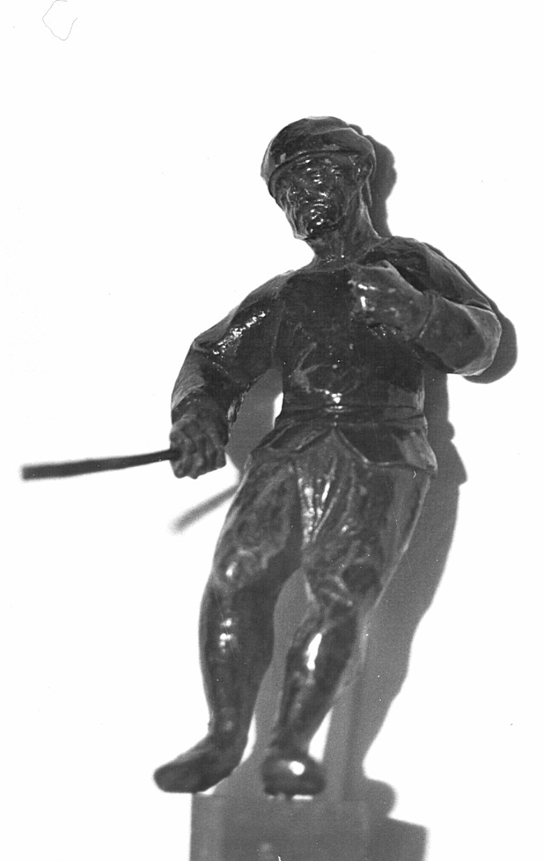 Catturatore (statuetta, elemento d'insieme) di Fantoni Andrea (scuola) (sec. XVIII)