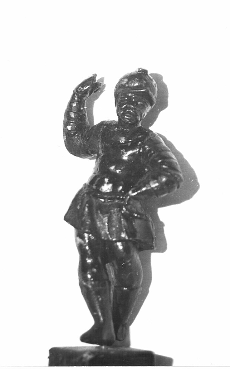 soldato (statuetta, elemento d'insieme) di Fantoni Andrea (scuola) (sec. XVIII)