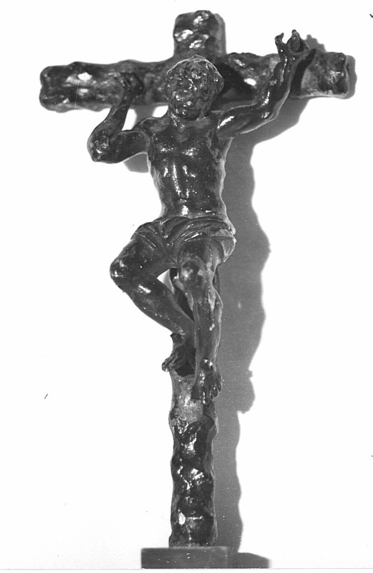 Ladrone (statuetta, elemento d'insieme) di Fantoni Andrea (scuola) (sec. XVIII)