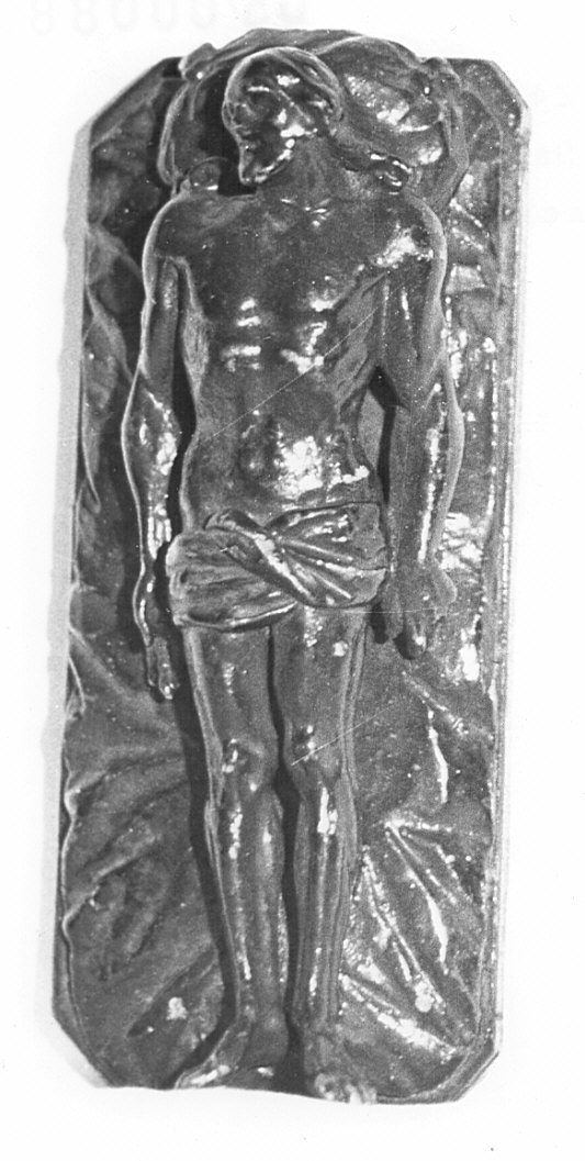 Cristo morto (statuetta, elemento d'insieme) di Fantoni Andrea (scuola) (sec. XVIII)
