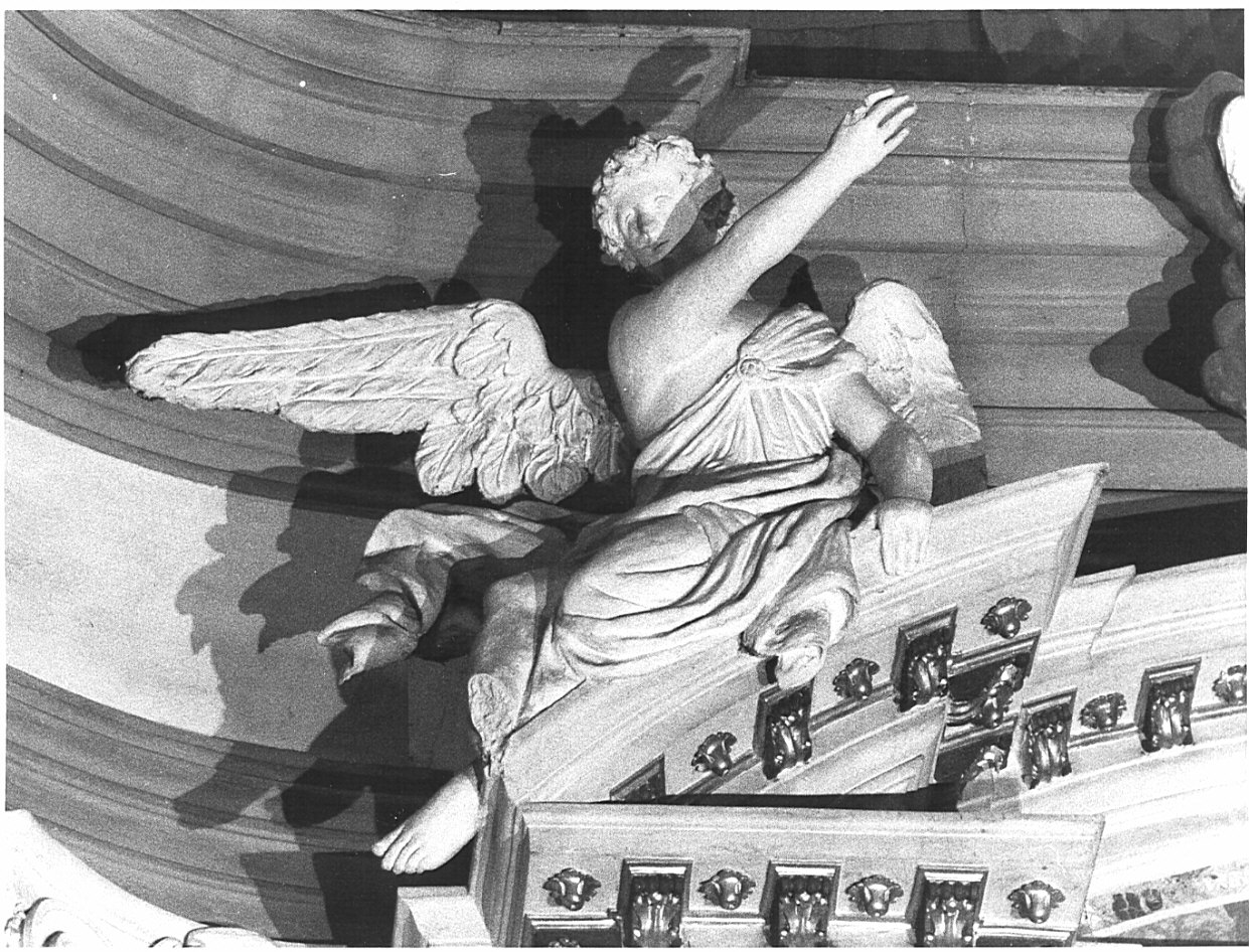 angelo (scultura, elemento d'insieme) - bottega bergamasca, bottega ticinese (secondo quarto sec. XVIII)