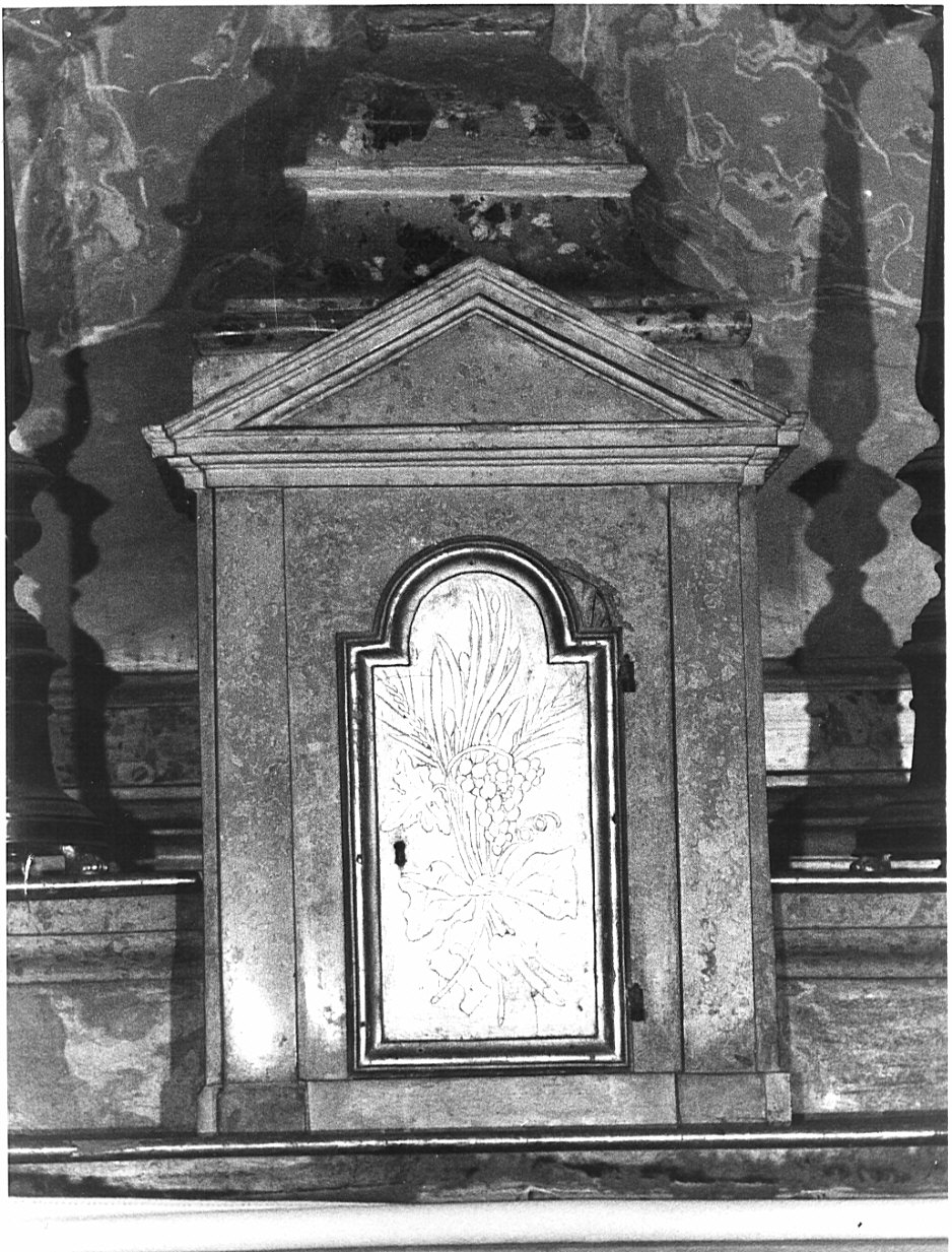 tabernacolo, elemento d'insieme di Caniana Giacomo Martino (scuola) (seconda metà sec. XVIII)