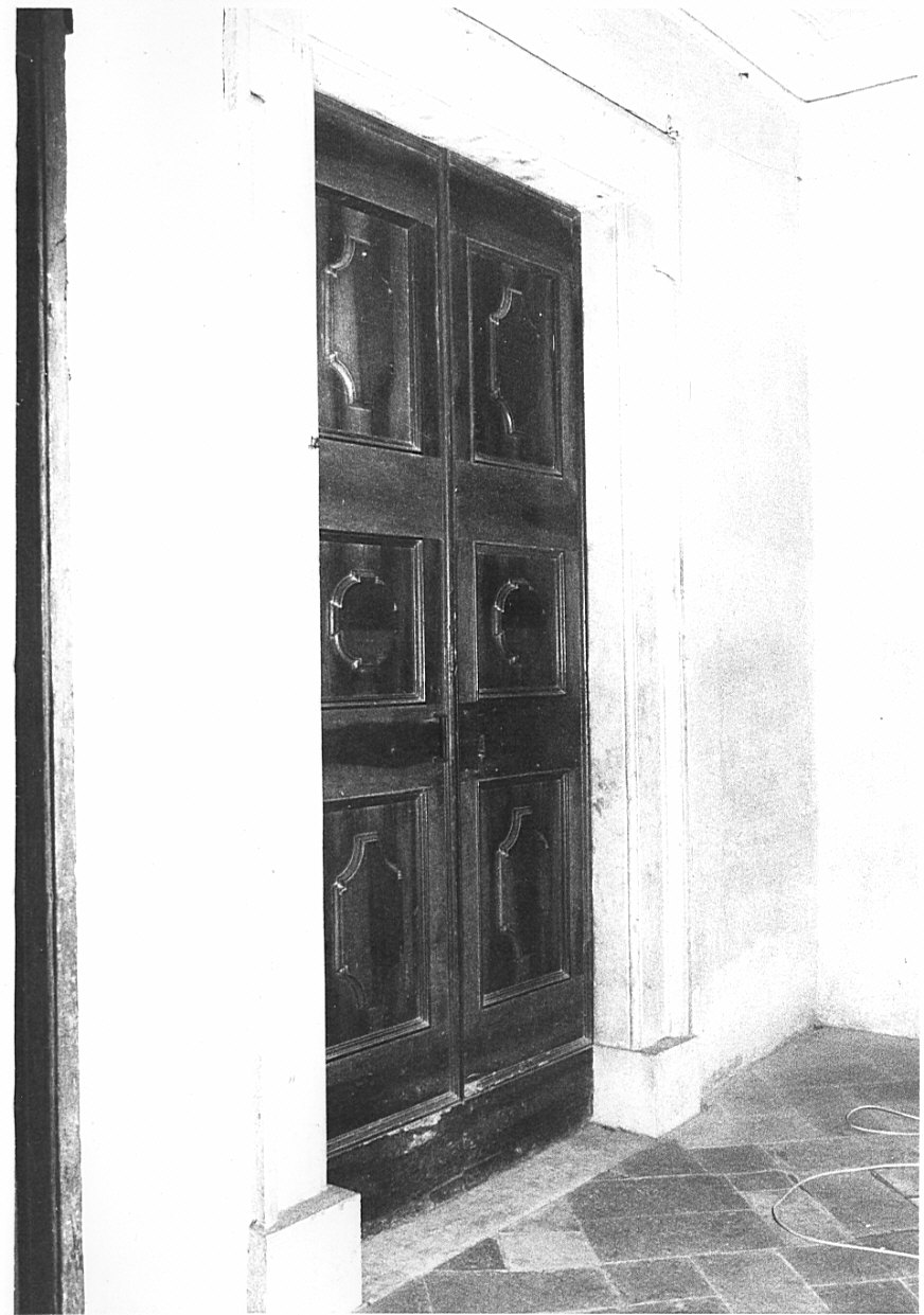 porta - a due battenti, opera isolata di Caniana Giovanni Battista (scuola) (seconda metà sec. XVIII)
