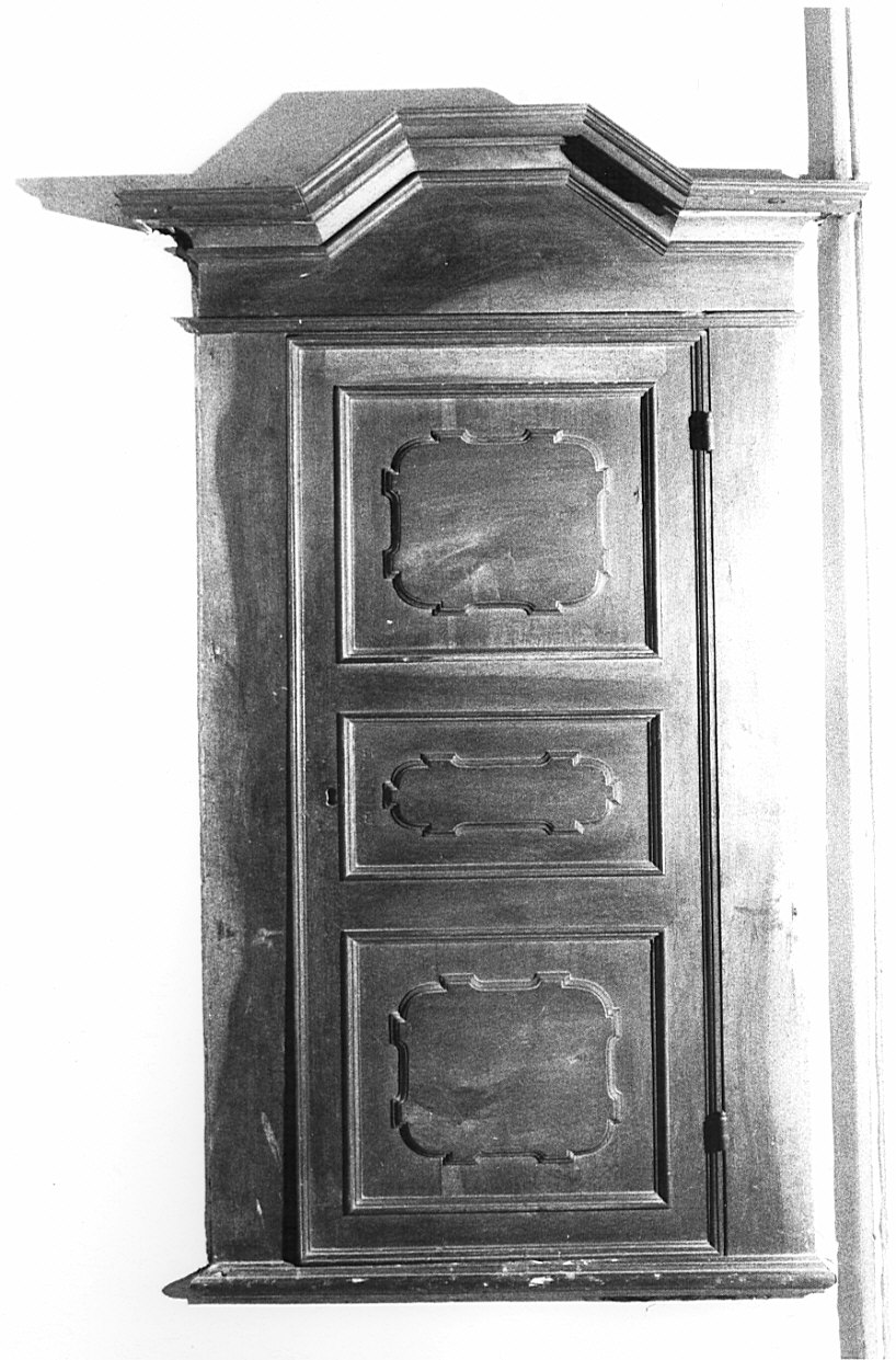 porta - ad un battente, opera isolata di Caniana Giovanni Battista (scuola) (seconda metà sec. XVIII)