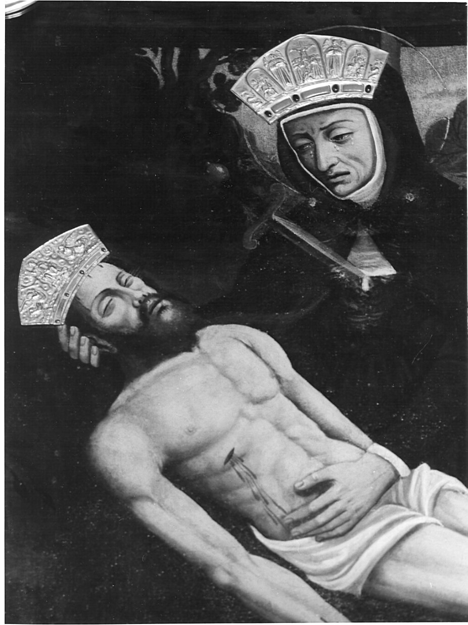 corona da dipinto, elemento d'insieme - ambito bergamasco (sec. XX)