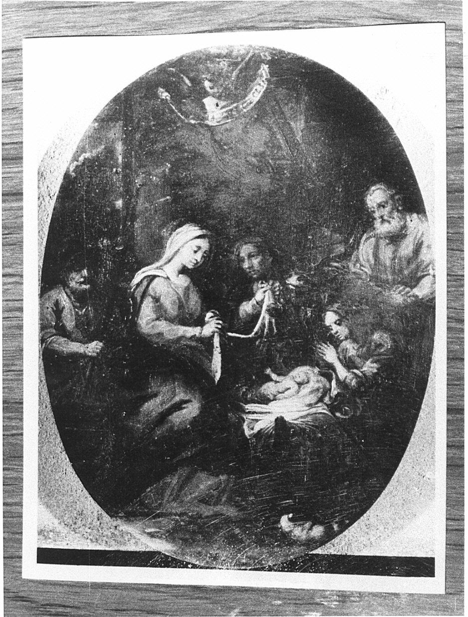natività di Gesù (dipinto, elemento d'insieme) di Carobio Giovanni (attribuito) (metà sec. XVIII)