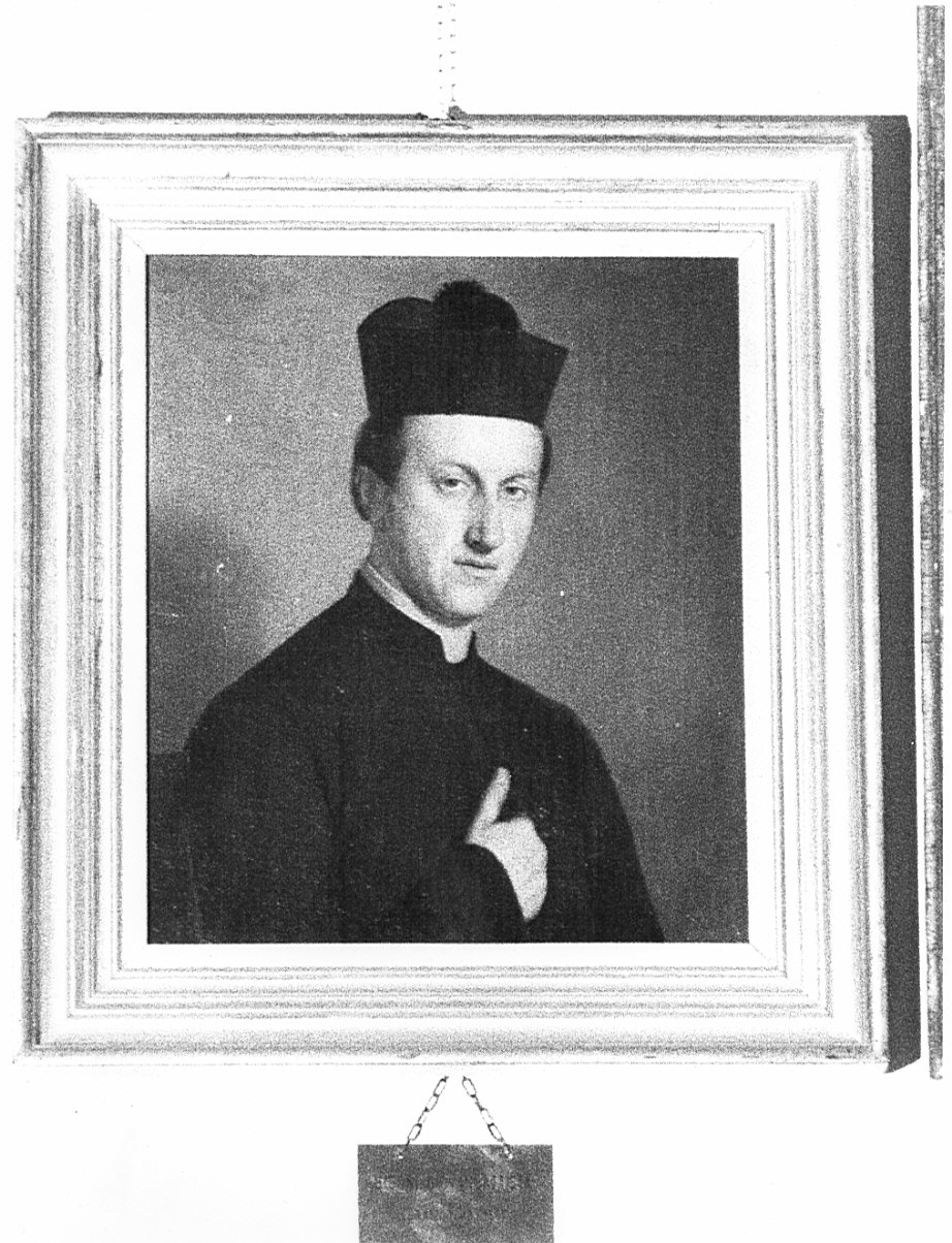 ritratto di don Giovanni Battista Bigoni (dipinto, opera isolata) di Ceroni Angelo (attribuito) (terzo quarto sec. XIX)