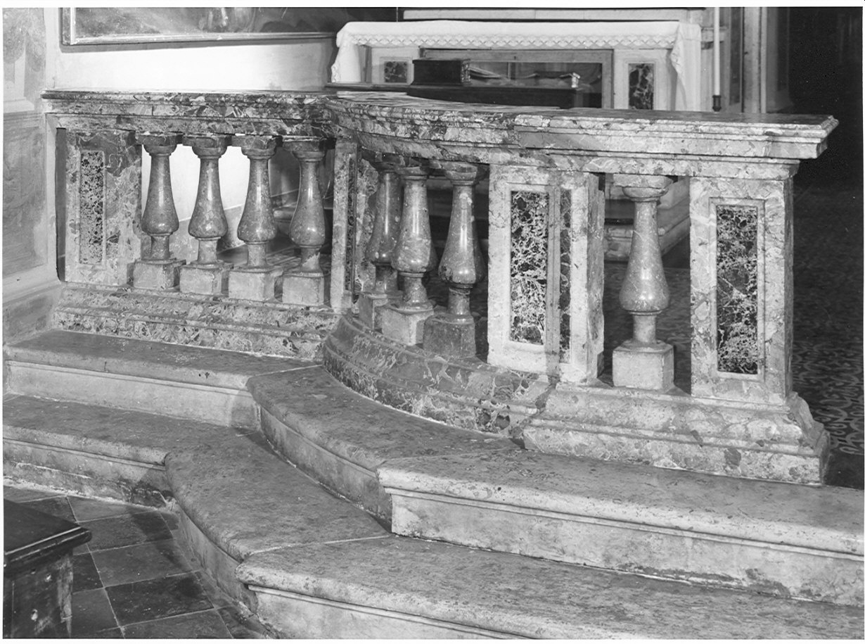 balaustrata, coppia - bottega bergamasca (sec. XVIII)