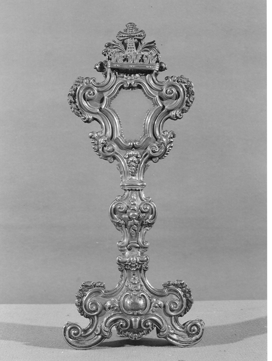 reliquiario - a ostensorio, opera isolata - bottega bergamasca (sec. XVIII)
