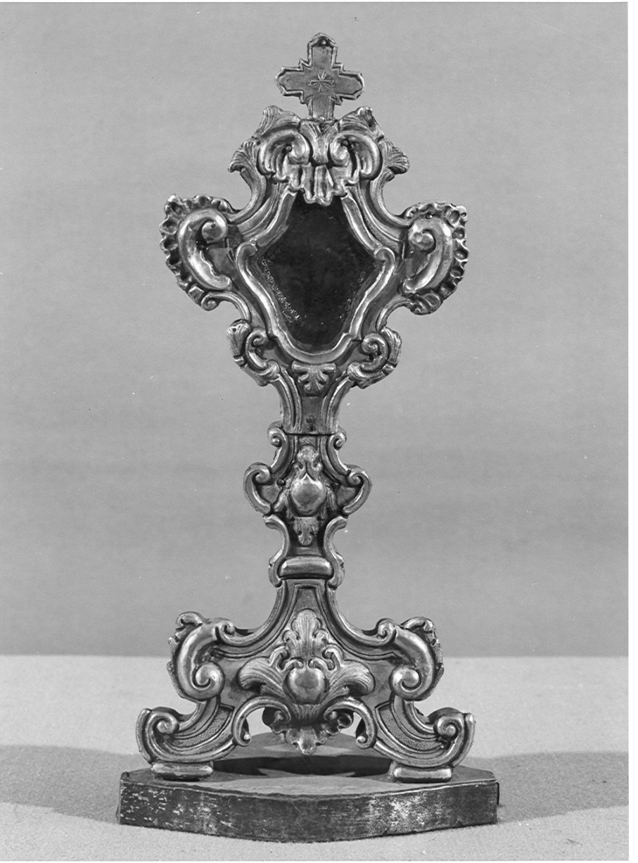 reliquiario - a ostensorio, opera isolata - bottega bergamasca (sec. XVIII)