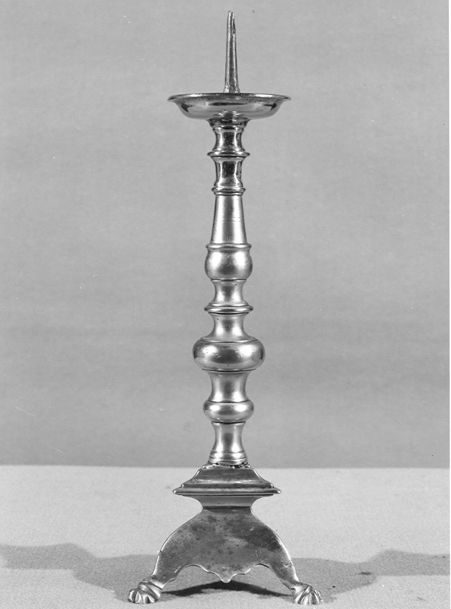 candeliere, coppia - bottega italiana (sec. XVII)