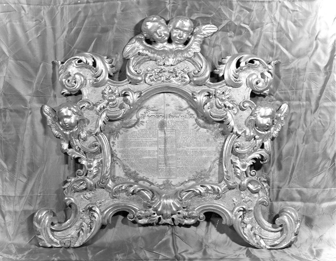 cartagloria, opera isolata - bottega bergamasca (sec. XVIII)