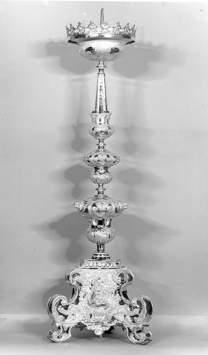 candeliere, serie - bottega lombarda (sec. XVIII)