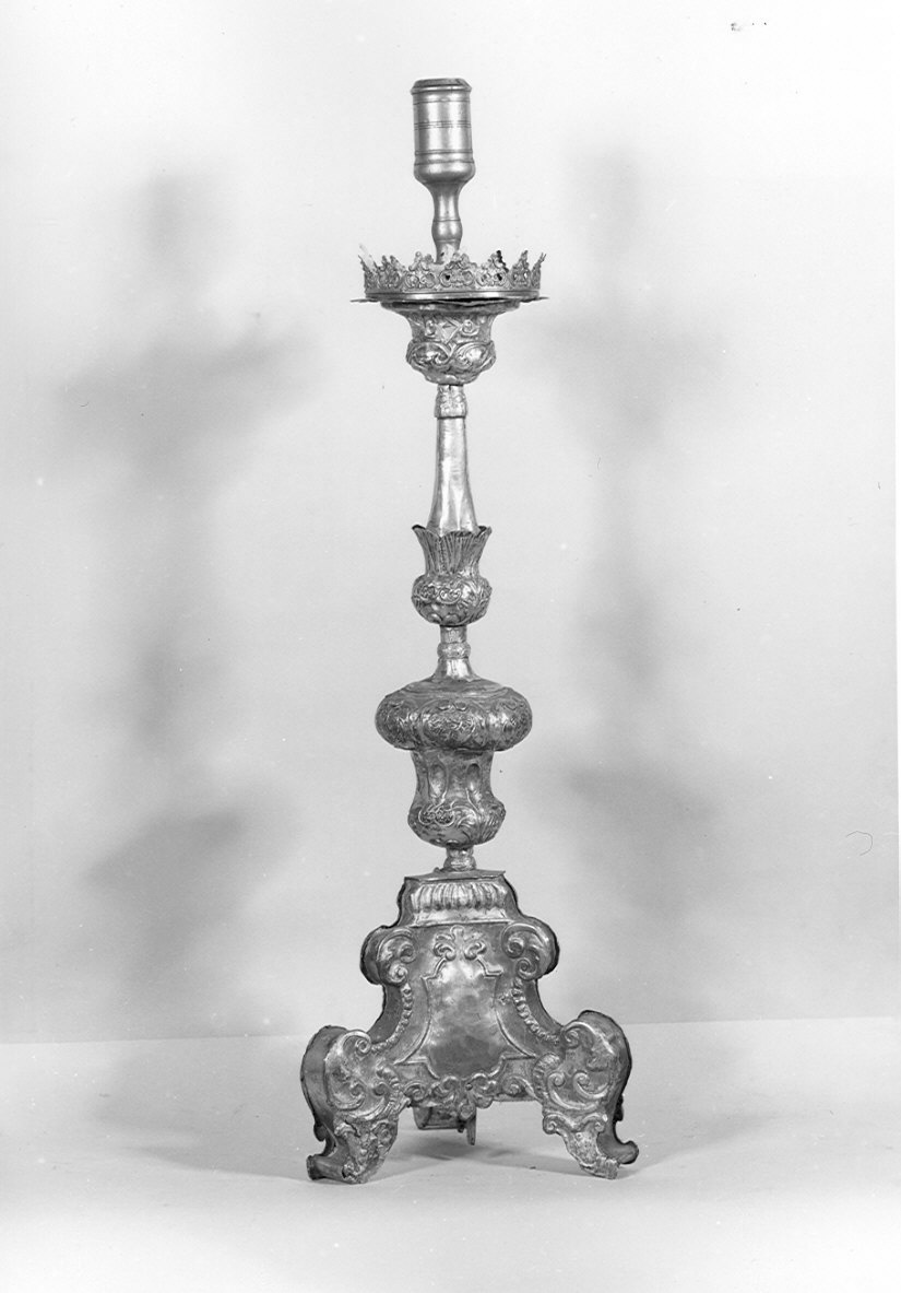 candeliere, coppia - bottega lombarda (sec. XVIII)