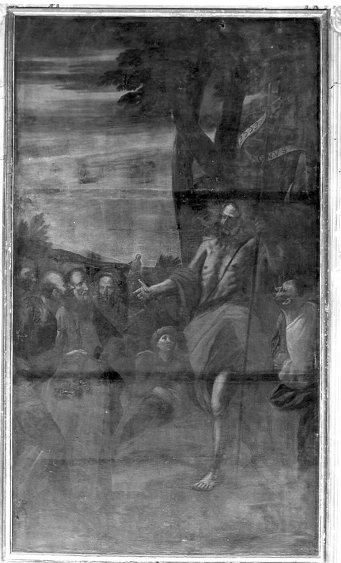 San Giovanni Battista predica nel deserto (dipinto, opera isolata) di Cifrondi Antonio (secc. XVII/ XVIII)