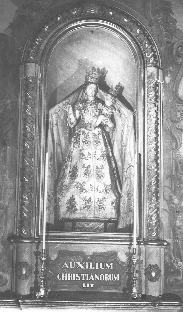 Madonna del Rosario (statua, opera isolata) - bottega bergamasca (sec. XVIII)