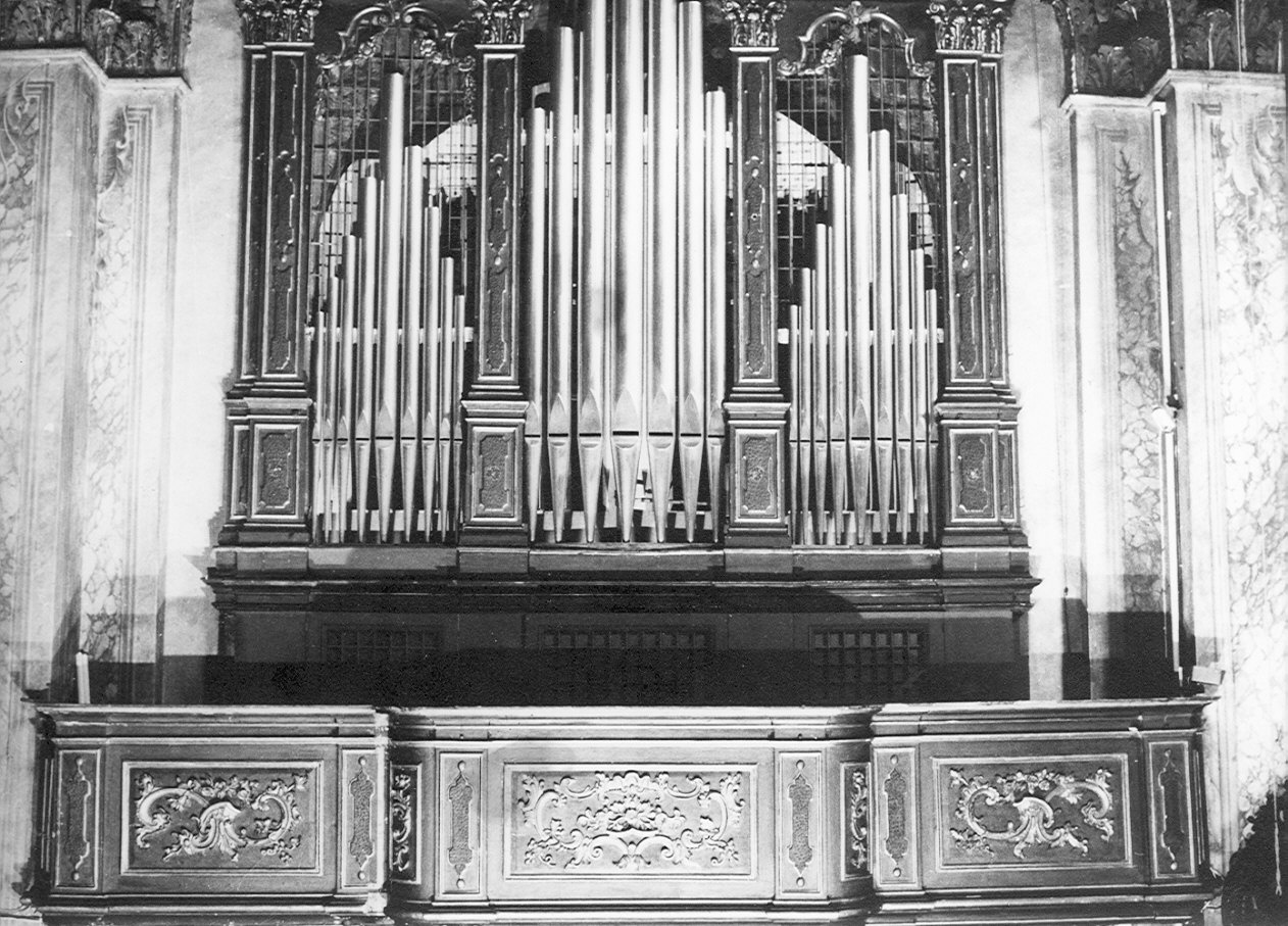 tribuna d'organo, opera isolata - bottega bergamasca (sec. XVIII)