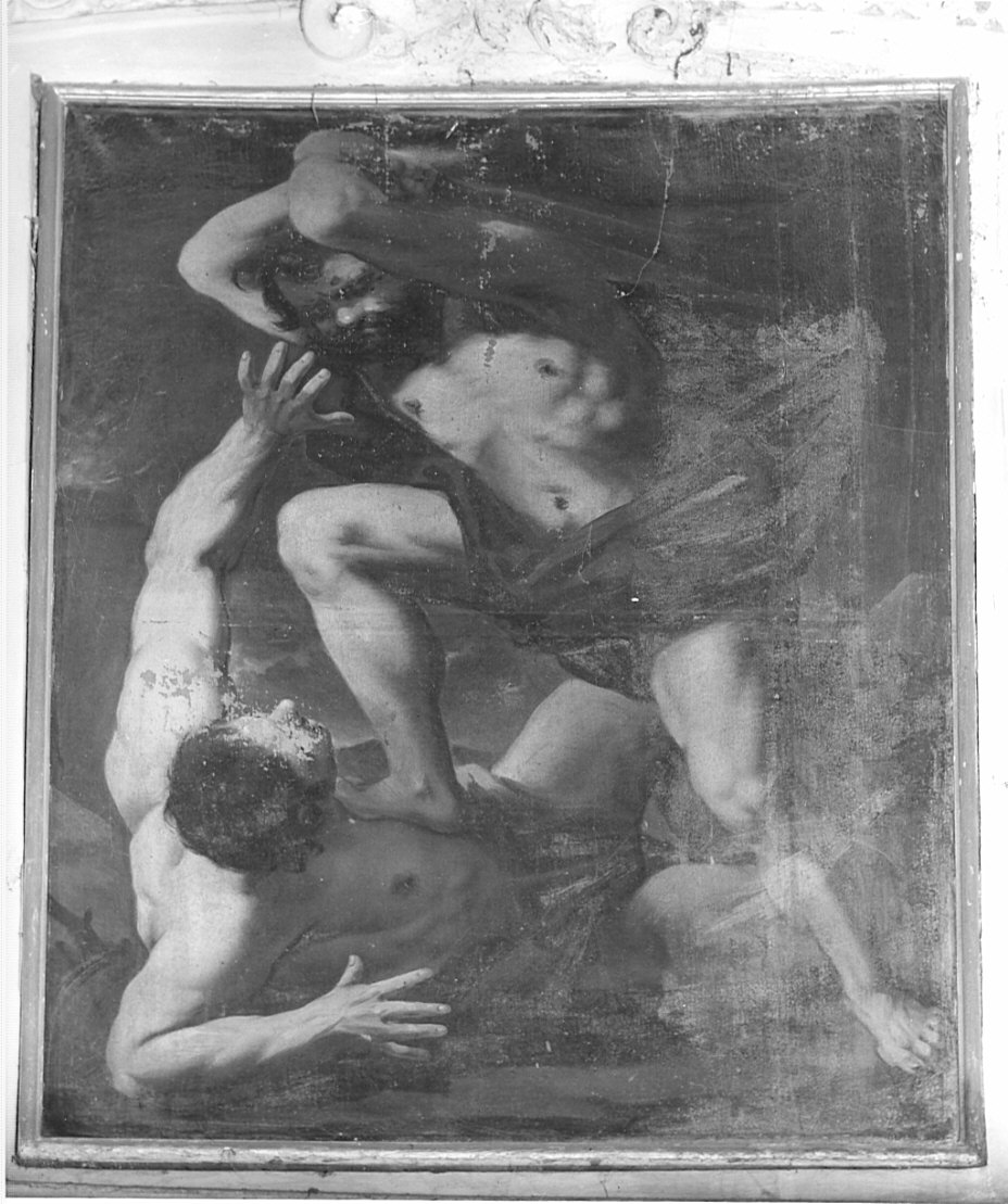 Caino uccide Abele (dipinto, opera isolata) di Cifrondi Antonio (prima metà sec. XVIII)