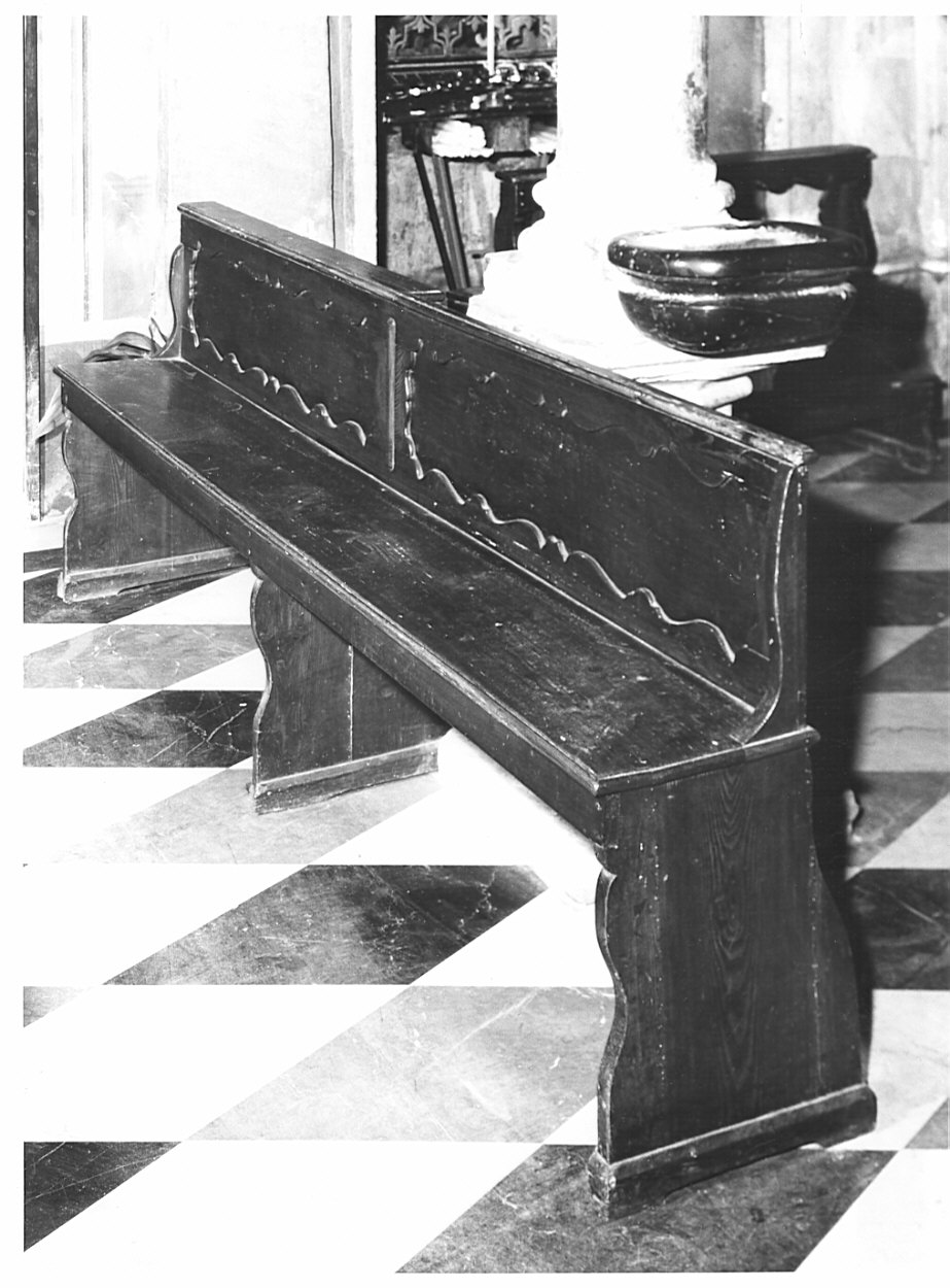 banco, coppia - bottega lombarda (sec. XVIII)