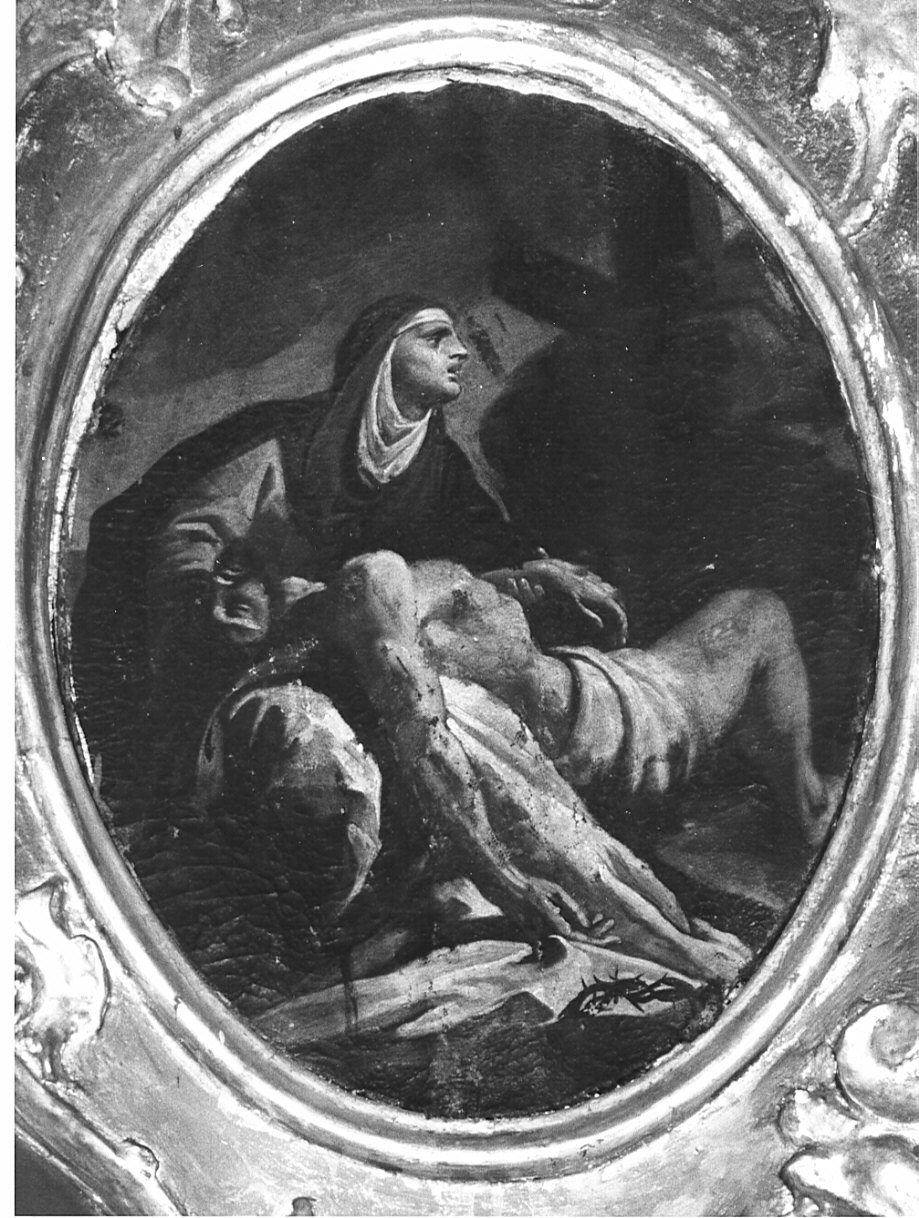 compianto sul Cristo morto (dipinto, opera isolata) - ambito veneziano (fine sec. XVII)