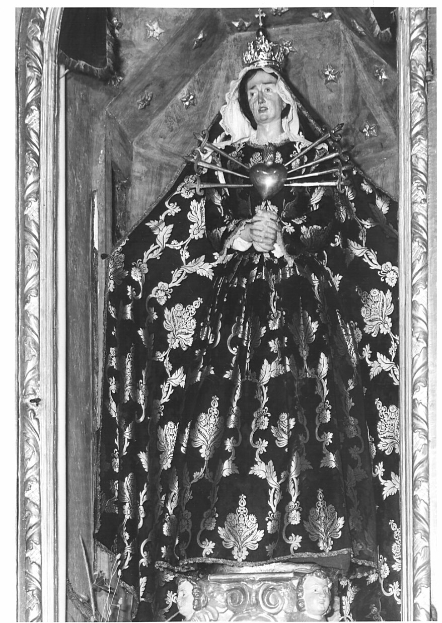 Madonna Addolorata (statua, opera isolata) - bottega bergamasca (fine/inizio secc. XVII/ XVIII)