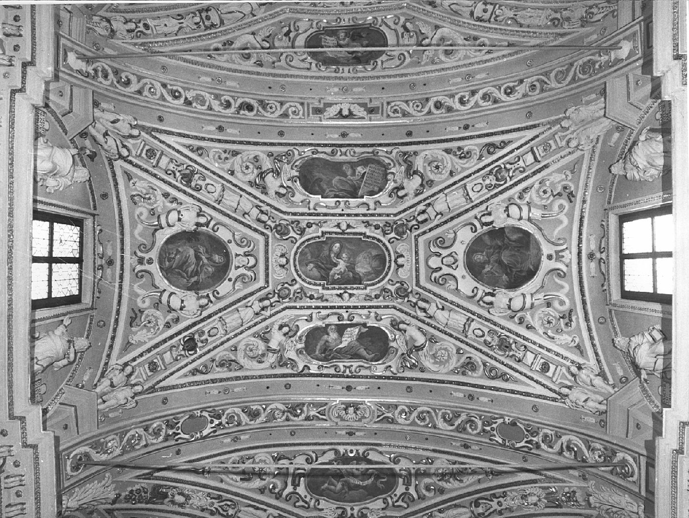 figura maschile (dipinto, elemento d'insieme) di Quaglio Giulio (sec. XVIII)