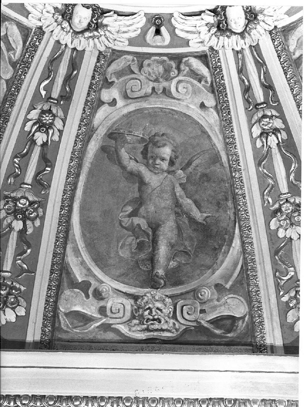 angelo (dipinto, elemento d'insieme) di Ceresa Carlo (attribuito), Calandra Giovanni Battista (attribuito) (prima metà sec. XVII)