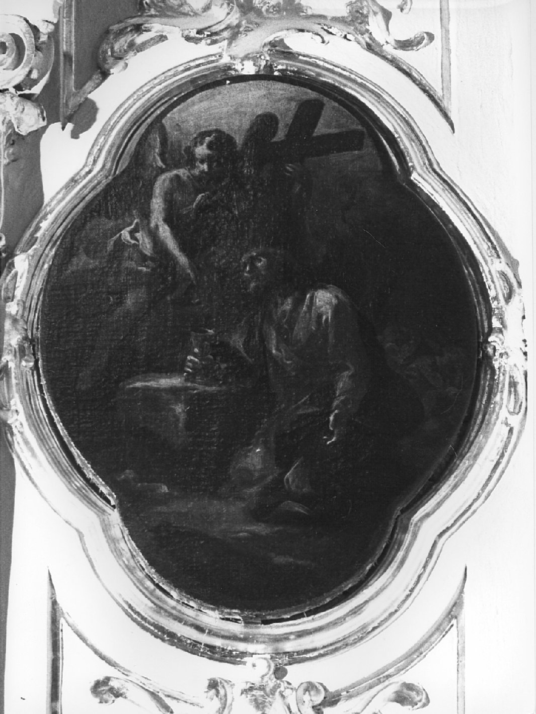 orazione di Cristo nell'orto di Getsemani (dipinto, elemento d'insieme) di Capella Francesco detto Daggiù (attribuito) (seconda metà sec. XVIII)