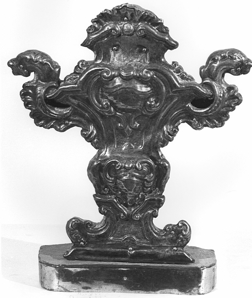 base per reliquiario, coppia - bottega lombarda (seconda metà sec. XVII)