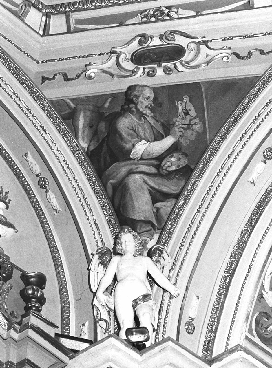 San Luca (dipinto, elemento d'insieme) di Calandra Giovanni Battista (attribuito), Ceresa Carlo (attribuito) (prima metà sec. XVII)