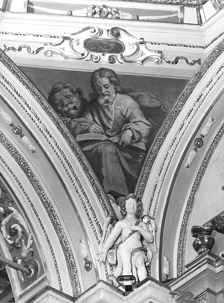 San Marco Evangelista (dipinto, elemento d'insieme) di Calandra Giovanni Battista (attribuito), Ceresa Carlo (attribuito) (prima metà sec. XVII)