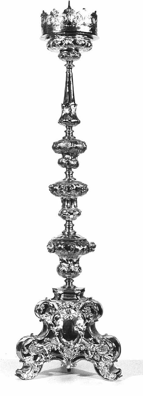 candeliere, serie - bottega lombarda (sec. XVIII)