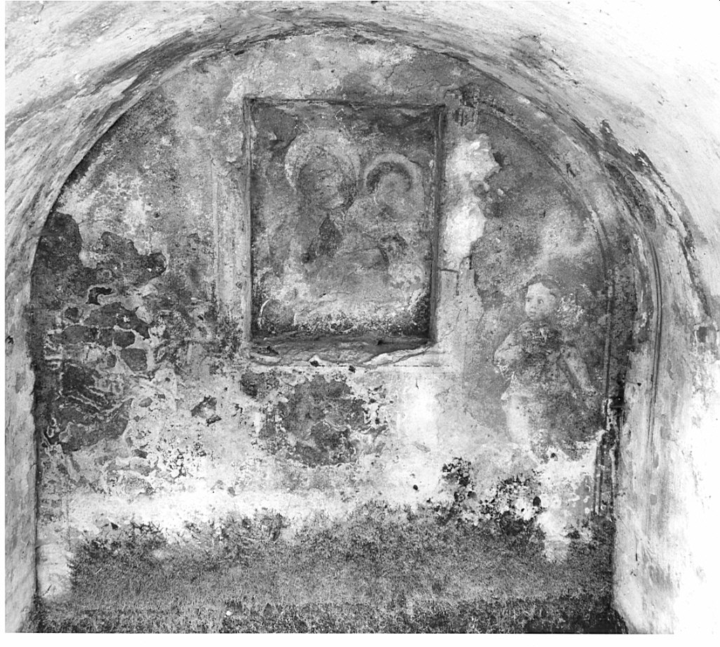 Madonna con Bambino e angeli (dipinto, opera isolata) - ambito lombardo (sec. XVI, sec. XVIII)