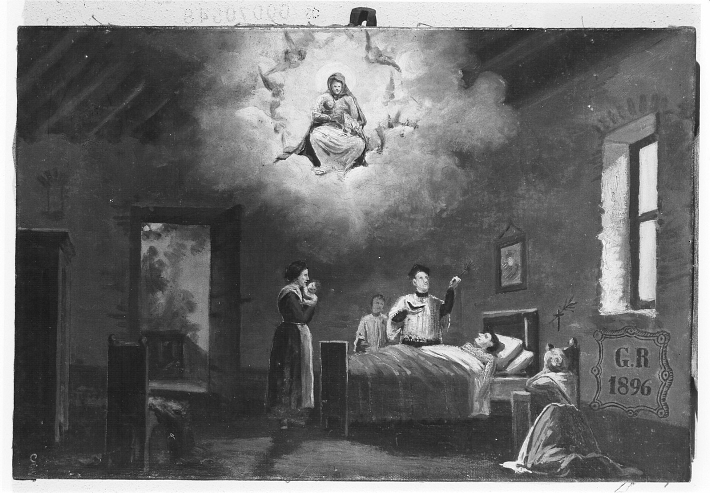 ex voto, opera isolata - ambito bergamasco (sec. XIX)