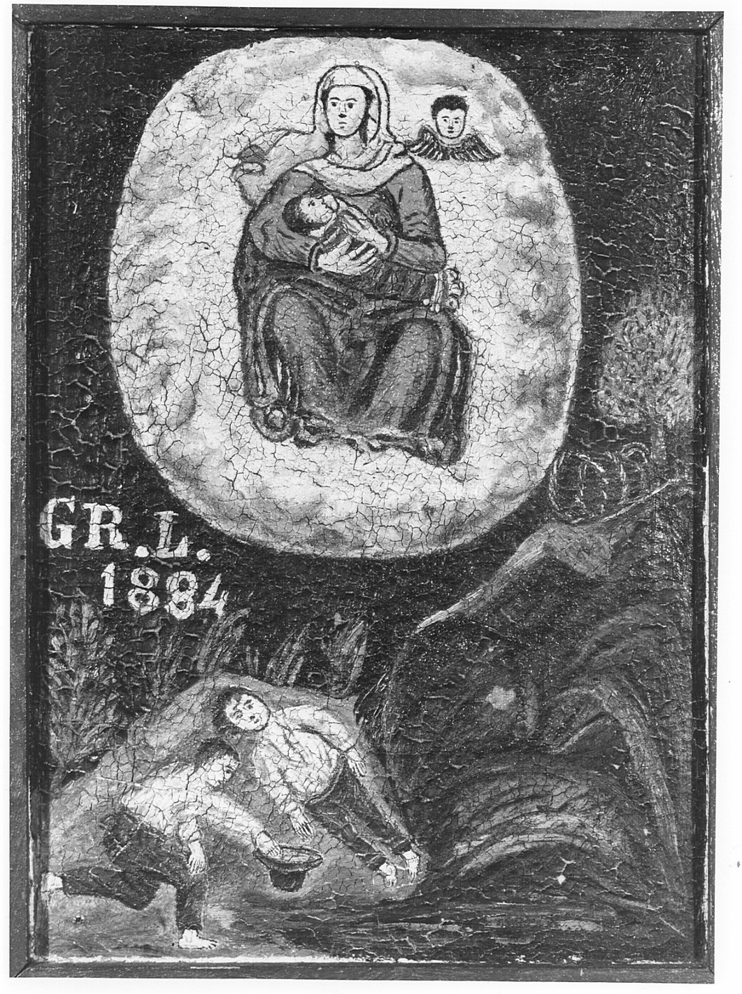 ex voto, opera isolata - ambito bergamasco (sec. XIX)