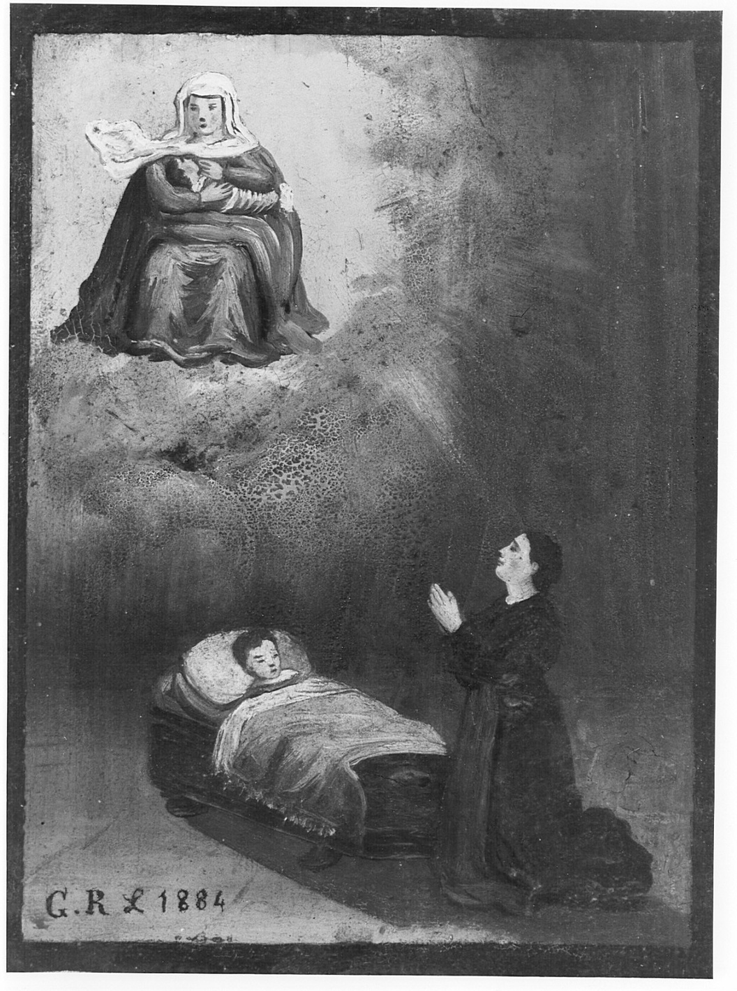 ex voto, opera isolata - ambito bergamasco (sec. XIX)