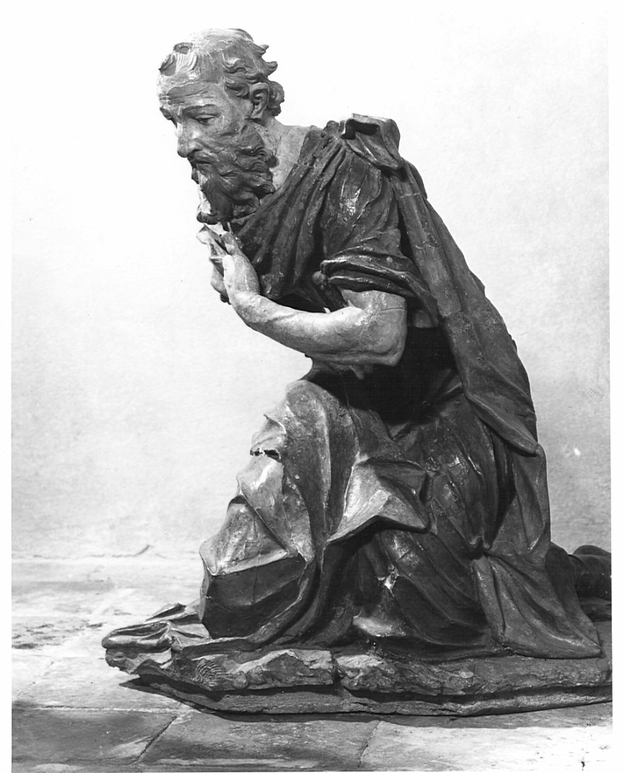 Melchiorre (statua, elemento d'insieme) - bottega bergamasca (sec. XVI)