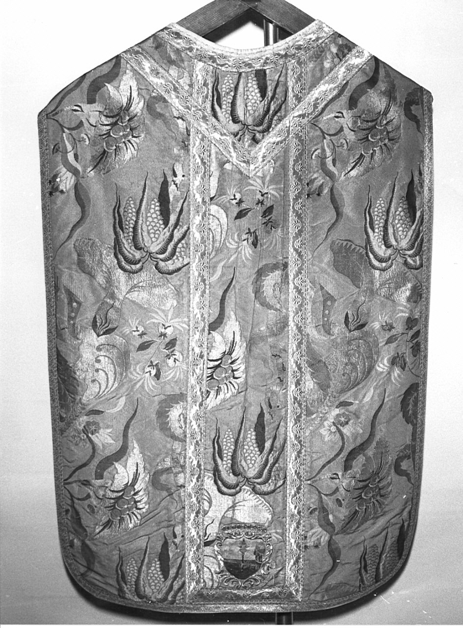 pianeta, opera isolata - manifattura lombarda (?) (primo quarto sec. XVIII)