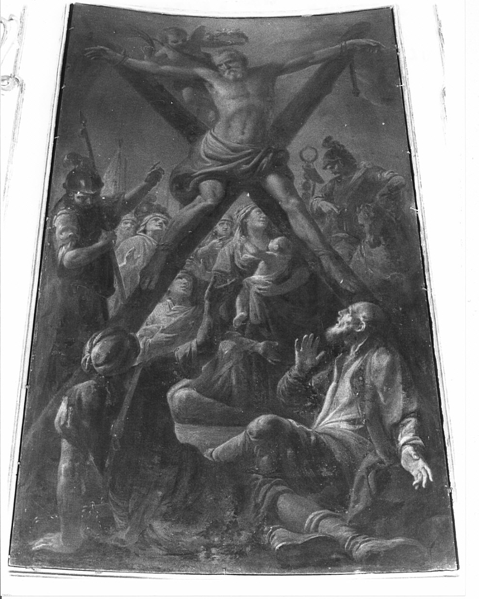 Martirio di Sant'Andrea (dipinto, opera isolata) - ambito lombardo (prima metà sec. XVIII)