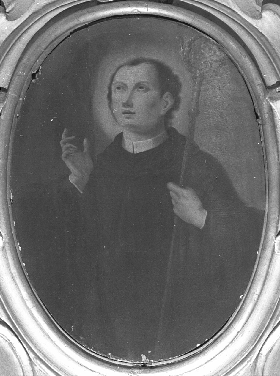 Santo monaco (dipinto, elemento d'insieme) - ambito lombardo (sec. XVIII)